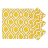 Chooty & Co. Nichole Corn Yellow 12.5-inch Napkins (Set of 4)
