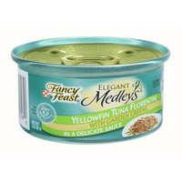Fancy Feast® Yellowfin Tuna Florentine Wet Cat Food With Garden Greens In A Delicate Sauce