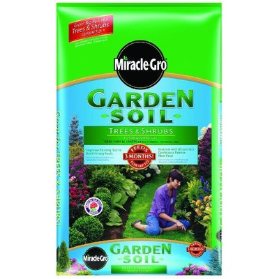 Miracle-Gro 73351300 Garden Soil For Trees & Shrubs Mixing Bag, 1-Cubic-Foot (Discontinued by Manufacturer)