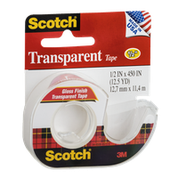 Scotch Transparent Tape 1/2