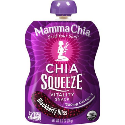 Generic Mamma Chia Blackberry Bliss Chia Squeeze Vitality Snack, 28 oz