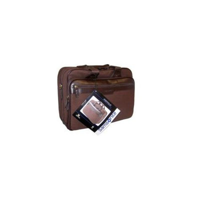 Heritage Travelware 44464B Samsonite Brown Canvas Portfolio Laptop Case