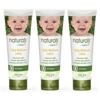 Safety 1st Naturals Daily Moisture Lotion, 8-Fluid Ounce Tubes (Pack of 3)