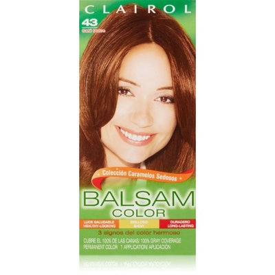 Clairol Balsam Hair Color 43 Medium Golden Brown 1 Kit (Pack of 3)