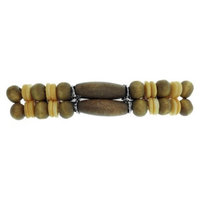 RIVIERA, A STYLEMARK CO Women's Riviera Barrette with Wooden Beads - Brown