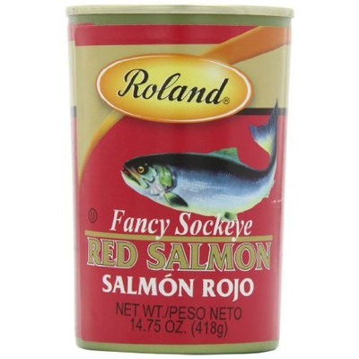 Roland Fancy Sockeye Red Salmon, 14.75-Ounce Cans (Pack of 3)