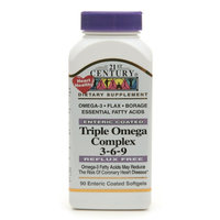21st Century Enteric Coated Triple Omega Complex 3-6-9