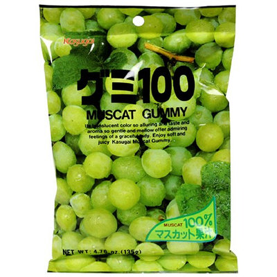 Kasugai Gummy Candy Muscat (Green Grape) Flavor