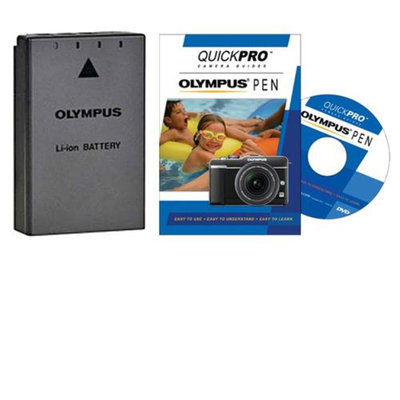 Olympus BLS-1 Li-ion Rechargeable Battery with Olympus PEN Instructional DVD for Micro 4/3 E-P1, E-P2, E-P3, E-PL1, E-PL2, E-PL3, E-PM1 Digital Camera