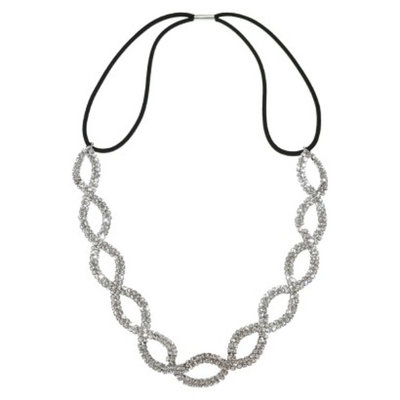 RIVIERA, A STYLEMARK CO Women's Riviera Headwrap with Rhinestones - Silver