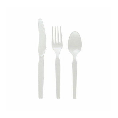 Dixie Heavy medium weight Polystyrene Forks in White