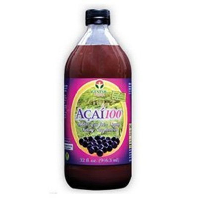 Genesis Today 100% PURE ORGANIC Acai 100 Juice Pulp - 30,000mg per 1oz Serving 32oz Bottle