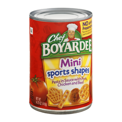Chef Boyardee Mini Sports Shapes