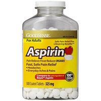 Good Sense GoodSense Coated Aspirin Pain Reliever Tablets, 325 mg, 500 Count