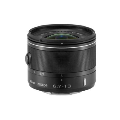 Nikon 1 NIKKOR 6.7-13mm Wide Angle Lens for Nikon 1 Cameras - Black