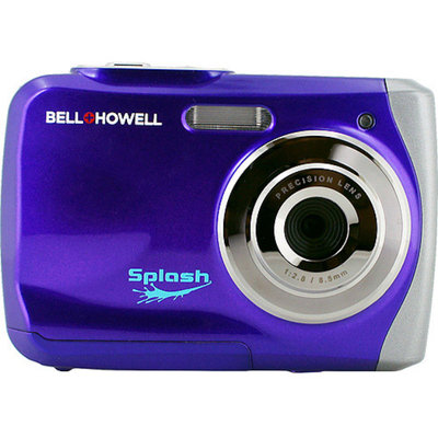 Bell+Howell Splash WP7 12 MP Waterproof Digital Camera Purple