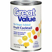 Great Value : No Sugar Added Fruit Cocktail