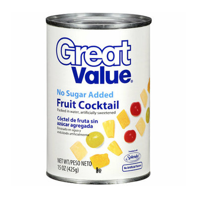 Great Value : No Sugar Added Fruit Cocktail