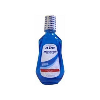 Aim Mouthwash, with Calcium 16 fl oz (473 ml)