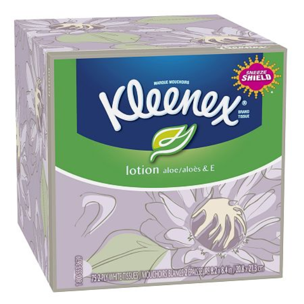 Kleenex Lotion Facial Tissue with Aloe & Vitamin E