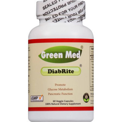 Green Med DiabRite- 60 veggie cap/bot, help glucose metabolism & pancreatic function, maintain/regulate helathy blood sugar level, sugar killer herb from India