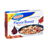 Campbell's Swanson Flavor Boost Beef Concentrated Liquid Broth