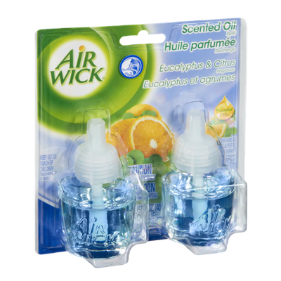 Air Wick Eucalyptus & Citrus Scented Oil Refill- 2 CT
