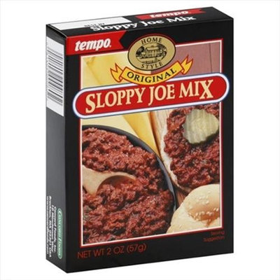 Tempo Original Sloppy Joe Mix, 2 oz, Pack of 12