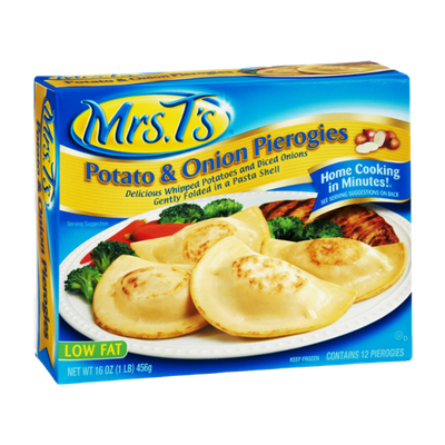 Mrs. T's Low Fat Potato & Onion Pierogies