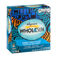 Wegmans Food You Feel Good About Wholesum Dark Chocolate Nuts & Sea Salt Bar