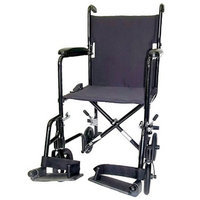 Karman 19 inch 19 lbs. Lightweight Transport Chair with Removable Footrest