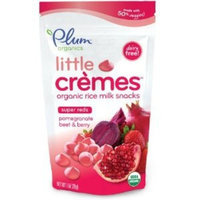 Plum Organics Baby Little Cremes Organic Rice Milk Snacks Super Reds, Pomegranate, Beet and Berry, 1 Ounce (Pack of 8)