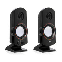 Quantumfx QFX QUANTUM CS60 2.0 USB SPEAKER BLACK 25WATT