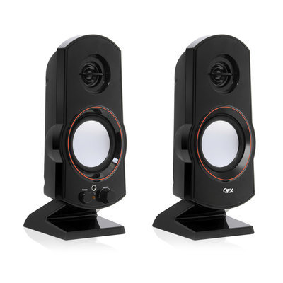 Quantumfx QFX QUANTUM CS60 2.0 USB SPEAKER BLACK 25WATT