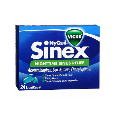 NyQuil™ Sinex™ Nighttime Sinus Relief LiquiCaps™