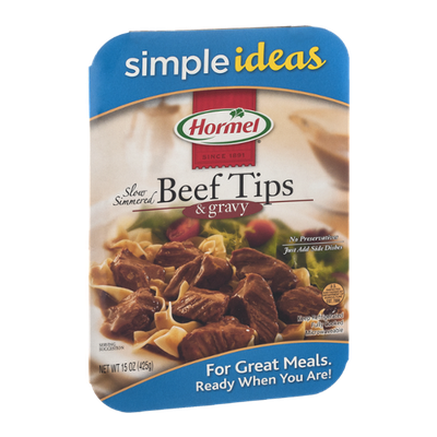Hormel Simple Ideas Slow Simmered Beef Tips & Gravy