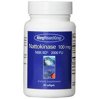 Nattokinase 100 Mg Super Extra Strength - NSK-SD - 2000 FU - 60 Softgels - Allergy Research Group
