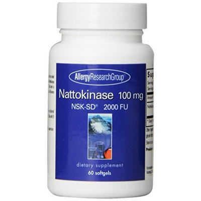 Nattokinase 100 Mg Super Extra Strength - NSK-SD - 2000 FU - 60 Softgels - Allergy Research Group