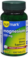 Sunmark Magnesium Tablets, 250 mg, 100 Tabs by Sunmark
