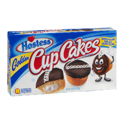 Hostess Cup Cakes Golden - 8 CT