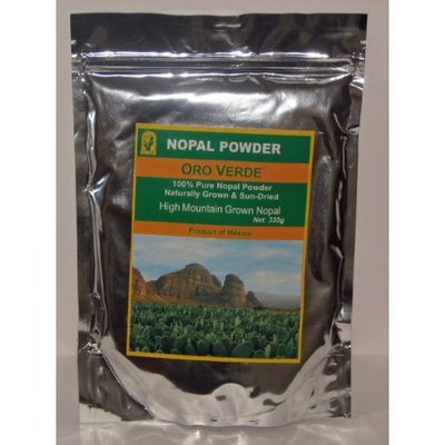 Nopal Powder - Prickly Pear, Product Of Mexico Nopal Powder - 100% Pure High Mountain Grown & Sun-Dried, 335g