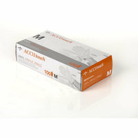 Medline X Large Accutouch Powder Free and Latex Free Synthetic Exam Gloves