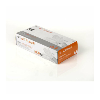Medline X Large Accutouch Powder Free and Latex Free Synthetic Exam Gloves