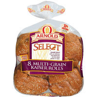 Arnold Rolls Arnold Select Rolls Multi-Grain Kaiser Rolls, 8ct