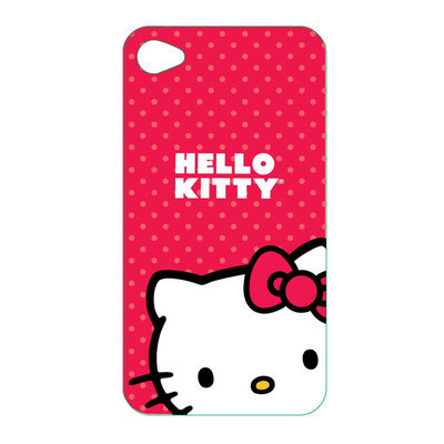 Spectra Hello Kitty Hard Back Cover Case for new iPod Touch 4th generation Red