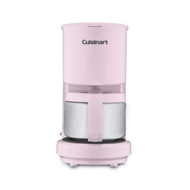 Cuisinart DCC450PK 4Cup Coffeemaker with Stainless Steel Carafe, Pink Reviews 2019