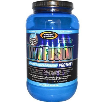 Gaspari Nutrition Myofusion, Delicious Vanilla, 2-Pound