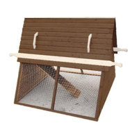Advantek The Chalet Poultry Hutch in Auburn & White (64