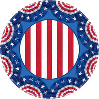 American Pride Dessert Plates Pkg/60