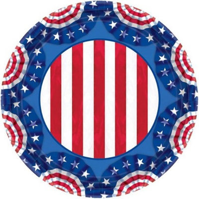 American Pride Dessert Plates Pkg/60
